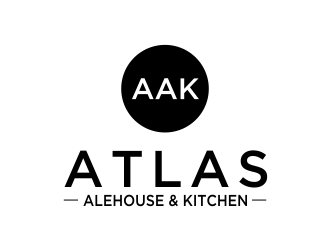 Atlas Alehouse & Kitchen logo design by afra_art