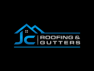 JC Roofing & Gutters logo design by ammad
