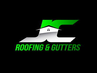 JC Roofing & Gutters logo design by PRN123