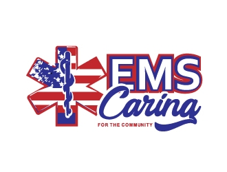 EMS: Caring For The Community logo design by samuraiXcreations