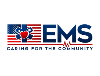 EMS: Caring For The Community logo design by megalogos