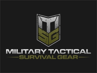MTSG MILITARY TACTICAL SURVIVAL GEAR logo design by xteel