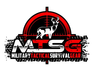 MTSG MILITARY TACTICAL SURVIVAL GEAR logo design by daywalker