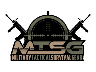 MTSG MILITARY TACTICAL SURVIVAL GEAR logo design by daywalker
