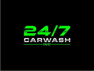 24/7 CarWash logo design by bricton