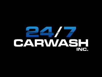 24/7 CarWash logo design by lexipej
