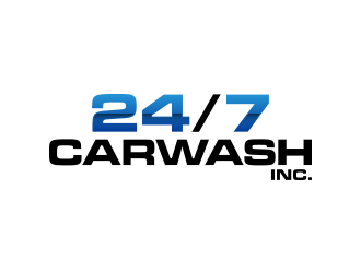 24/7 CarWash logo design by lexipej