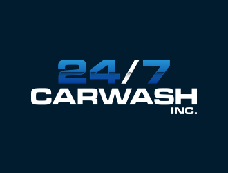 24/7 CarWash logo design by lexipej