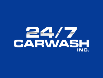 24/7 CarWash logo design by lexipej