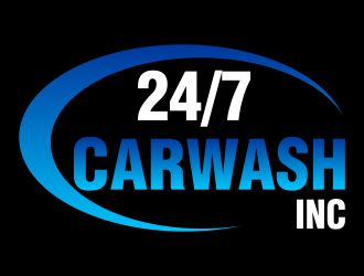 24/7 CarWash logo design by beejo