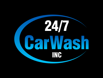 24/7 CarWash logo design by beejo