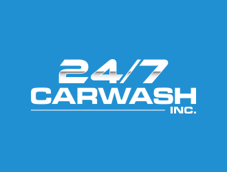 24/7 CarWash logo design by lexipej