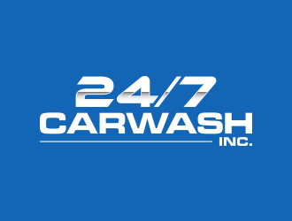 24/7 CarWash logo design by lexipej