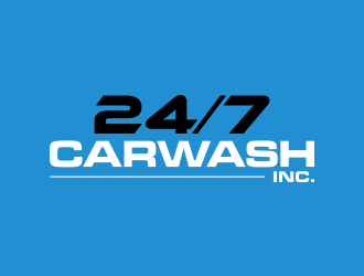 24/7 CarWash logo design by lexipej