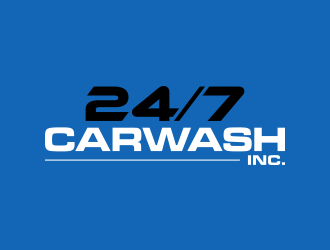 24/7 CarWash logo design by lexipej