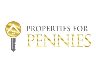 Properties For Pennies logo design by cikiyunn