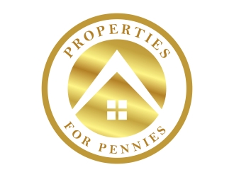 Properties For Pennies logo design by cikiyunn