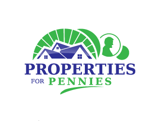 Properties For Pennies logo design by hwkomp