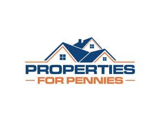 Properties For Pennies logo design by RIANW