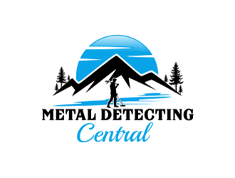 metal detecting central logo design by sheilavalencia