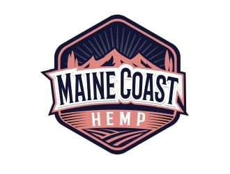 Maine Coast Hemp logo design by MarkindDesign