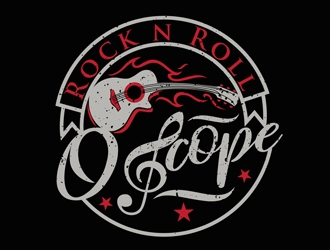 Rock n Roll O Scope logo design by DreamLogoDesign