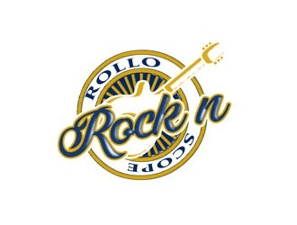 Rock n Roll O Scope logo design by bougalla005