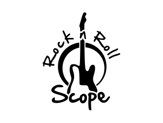 Rock n Roll O Scope logo design by mckris