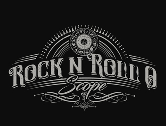Rock n Roll O Scope logo design by DreamLogoDesign