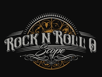 Rock n Roll O Scope logo design by DreamLogoDesign