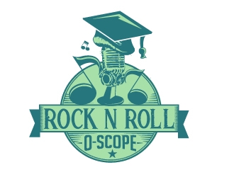 Rock n Roll O Scope logo design by Suvendu