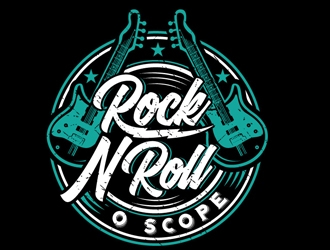 Rock n Roll O Scope logo design by shere