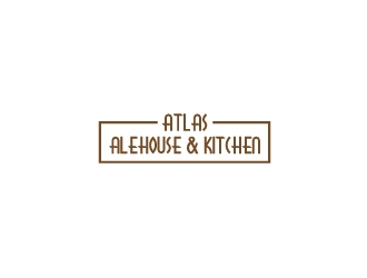 Atlas Alehouse & Kitchen logo design by my!dea