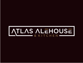 Atlas Alehouse & Kitchen logo design by nurul_rizkon