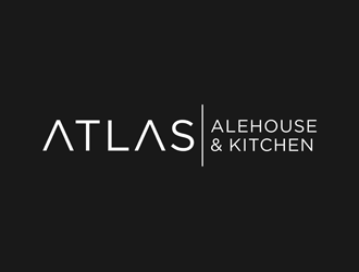 Atlas Alehouse & Kitchen logo design by alby