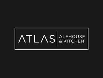 Atlas Alehouse & Kitchen logo design by alby