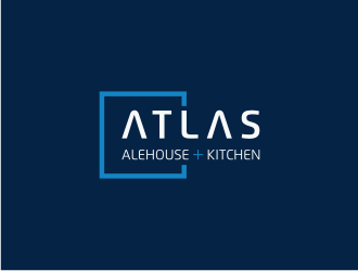 Atlas Alehouse & Kitchen logo design by Susanti
