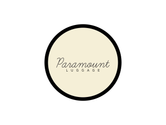Paramount Luggage logo design by oke2angconcept