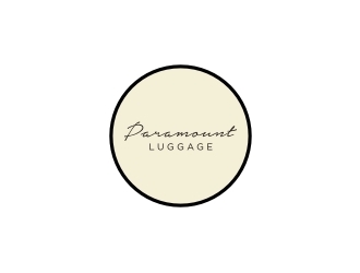 Paramount Luggage logo design by narnia