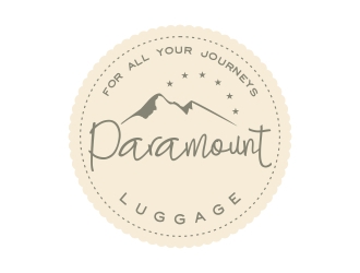Paramount Luggage logo design by cikiyunn