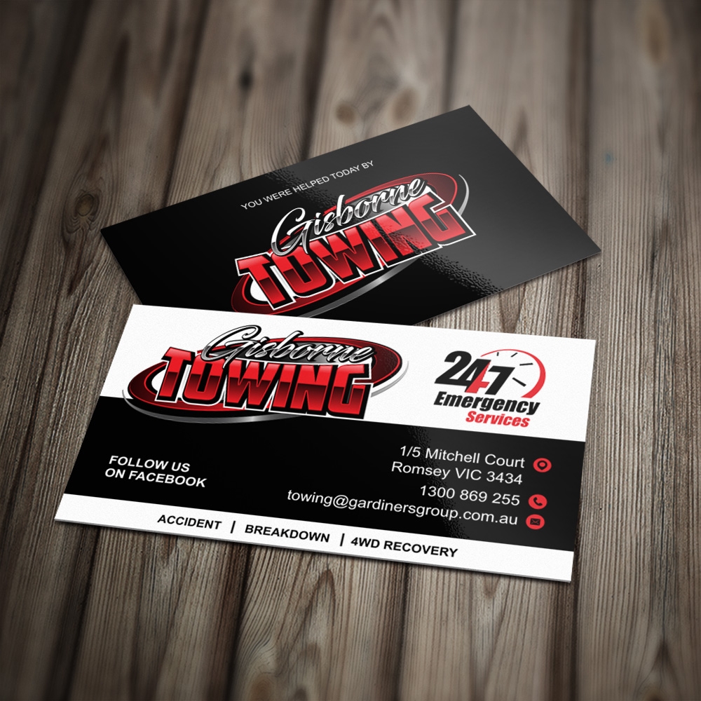 Gisborne Towing Digital Design 48hourslogo