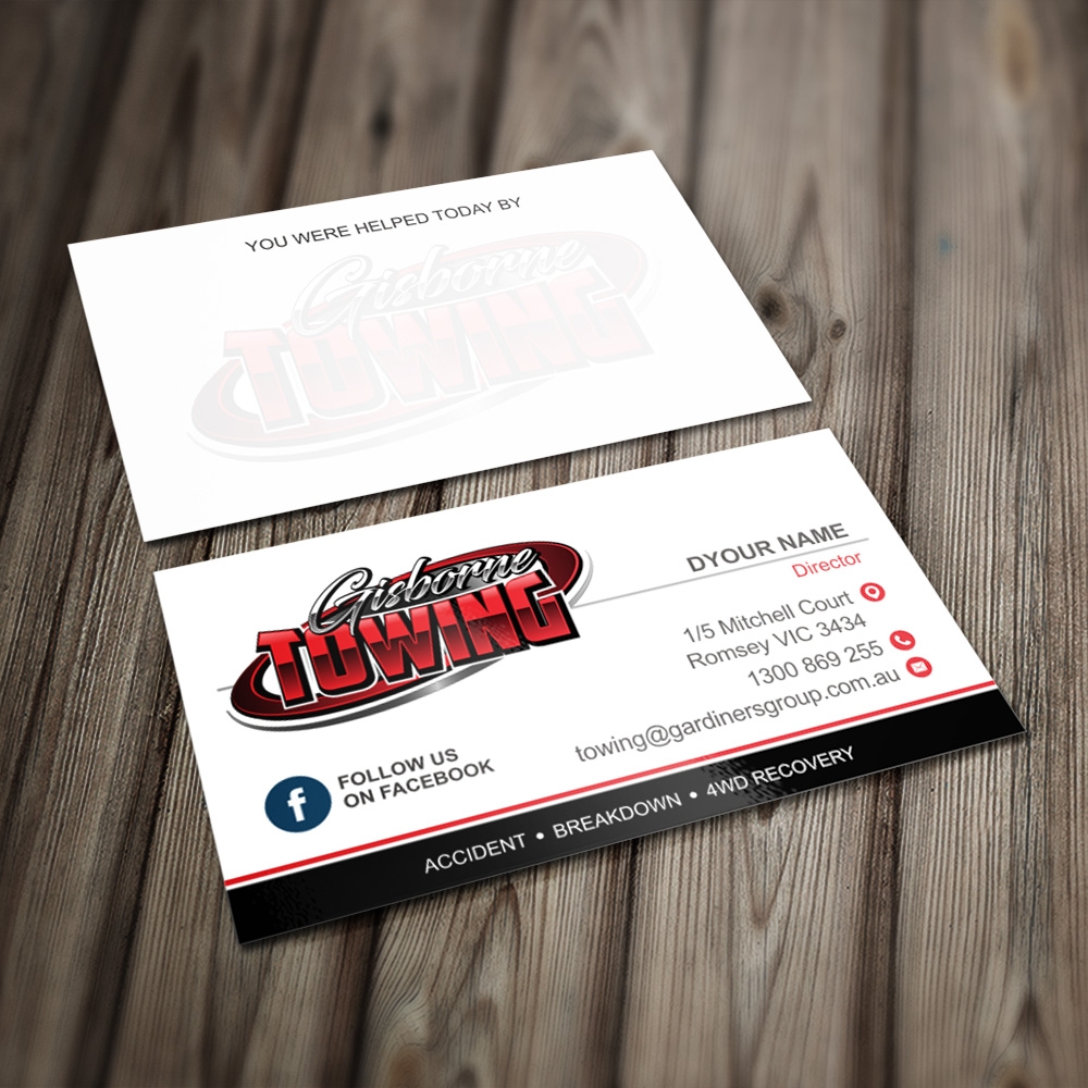 Gisborne Towing Digital Design 48hourslogo