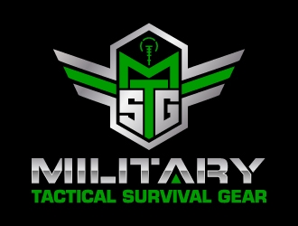 MTSG MILITARY TACTICAL SURVIVAL GEAR logo design by jaize