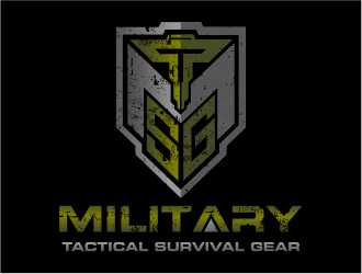 MTSG MILITARY TACTICAL SURVIVAL GEAR logo design by cintoko