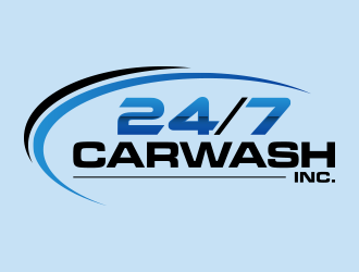 24/7 CarWash logo design by lexipej