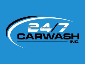 24/7 CarWash logo design by lexipej