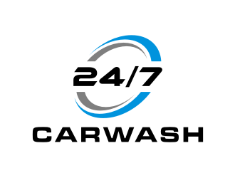 24/7 CarWash logo design by asyqh