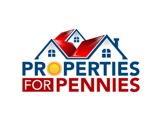 Properties For Pennies logo design by ingepro