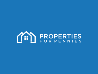 Properties For Pennies logo design by kaylee