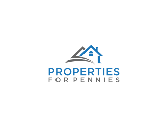 Properties For Pennies logo design by kaylee